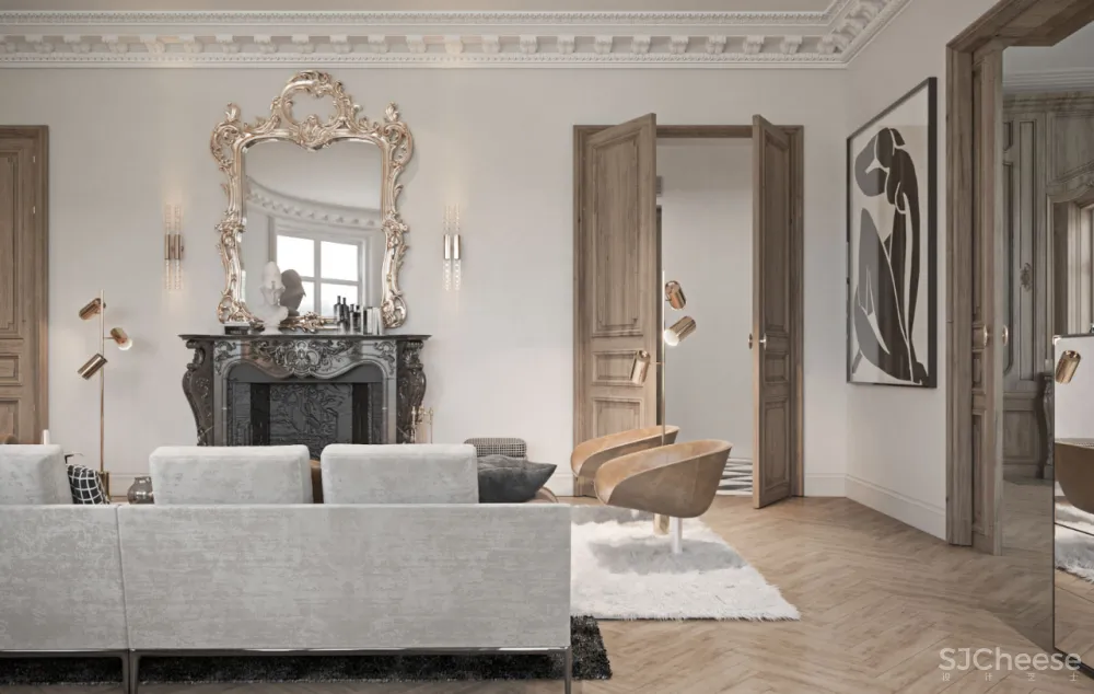 最美新古典两层公寓,贵族生活的正确打开方式!