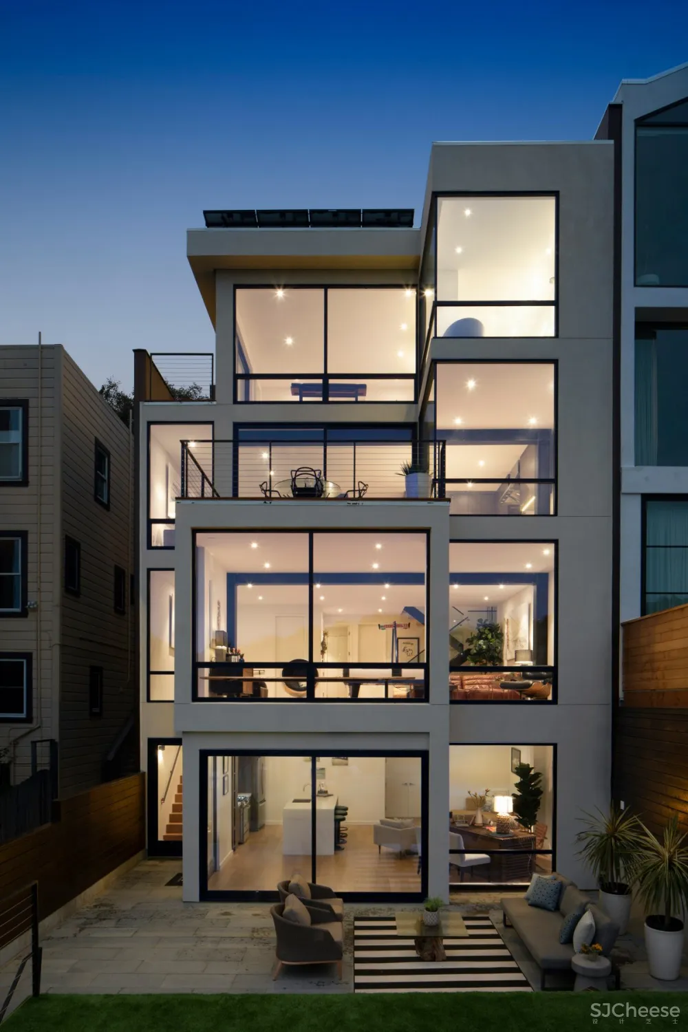 John Lum Architecture | 19th Street , 鲜明的自然主义住宅