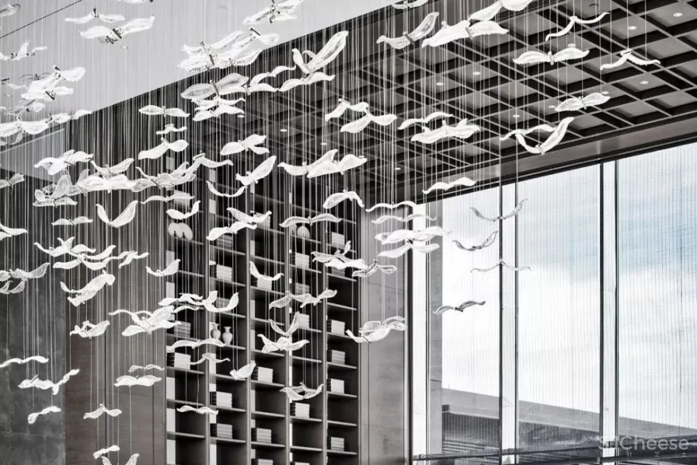 高级灰 新中式,融创广深春风岭南图书馆:以阅读的日常,镌刻一座精神地标