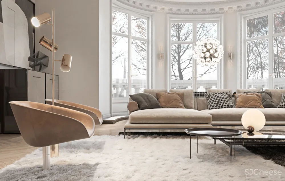 最美新古典两层公寓,贵族生活的正确打开方式!