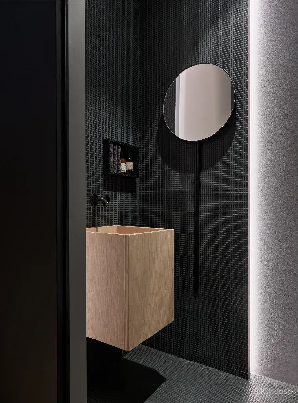 独居女性的126平米让时髦与智能打造“暗黑系”的温暖空间