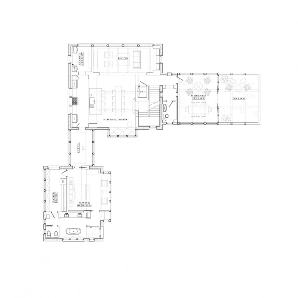 Jeffrey Dungan | Harrison Residence , 现代轻奢的简约住宅