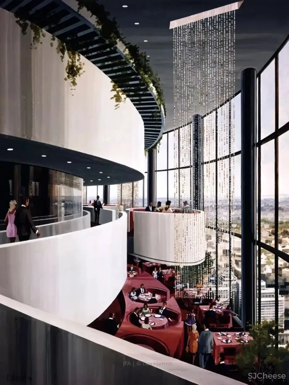 纪念最美“中庭”建筑师-约翰∙波特曼 John Portman