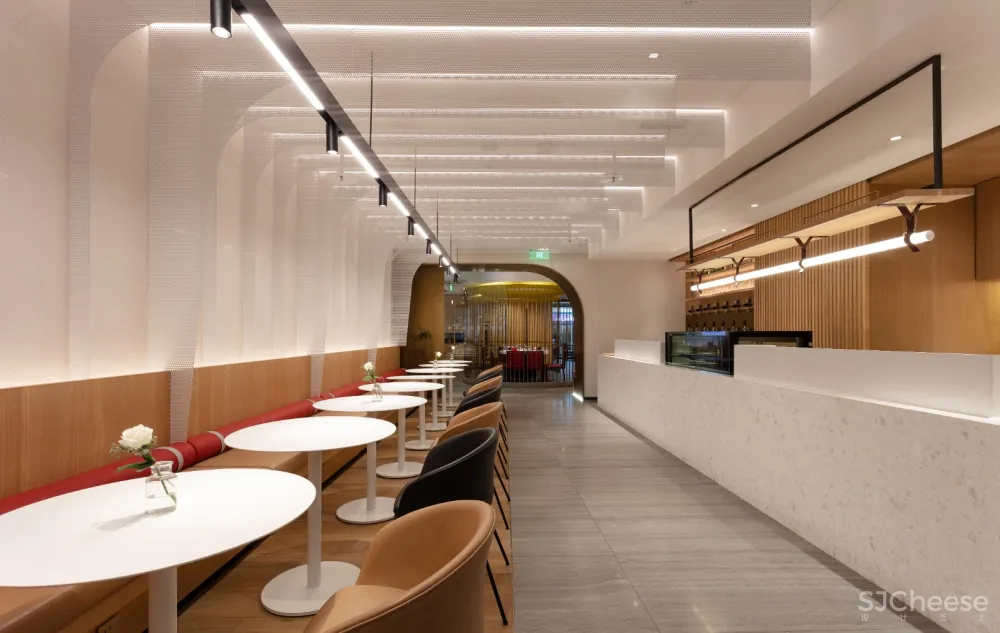 海底捞下午茶打浦路店 / 采一片云,连接自然与空间