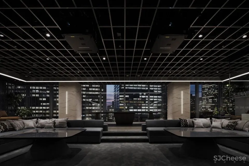 模糊图像与现实空间之间的界限 WARP办公空间 I IN Inc.