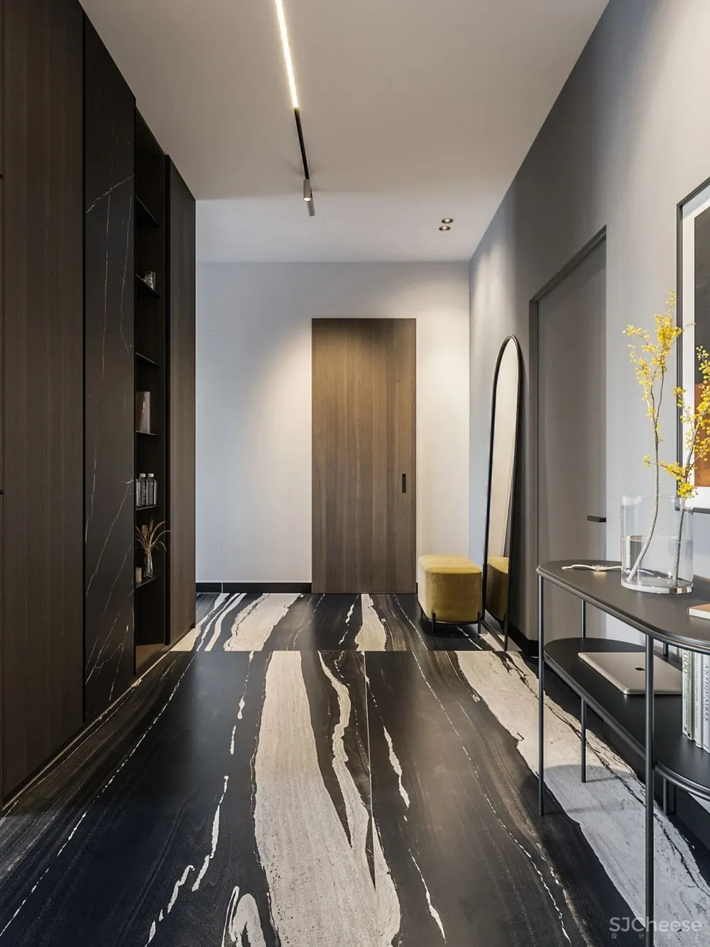 113㎡实用大两居,轻奢简致!