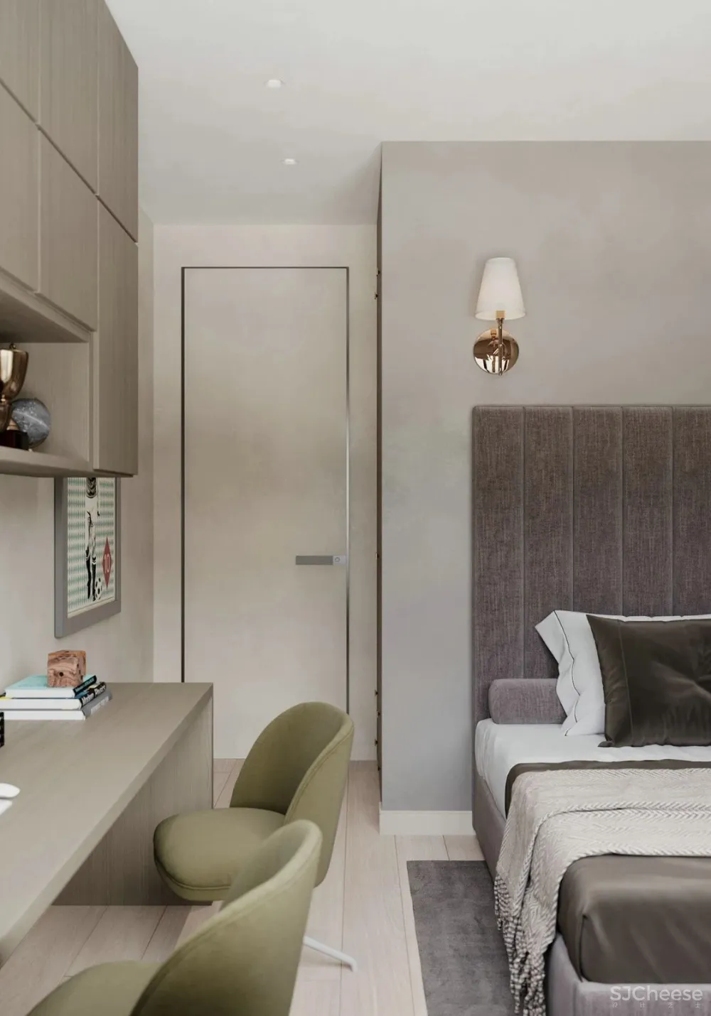 贴近自然的暖粉色公寓,大气实用,颇具格调!