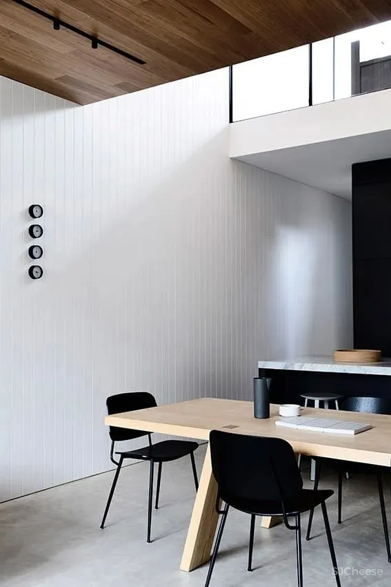 简约现代住宅，用木材打造出温暖舒适的家！