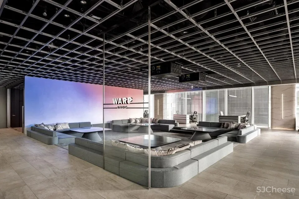 模糊图像与现实空间之间的界限 WARP办公空间 I IN Inc.