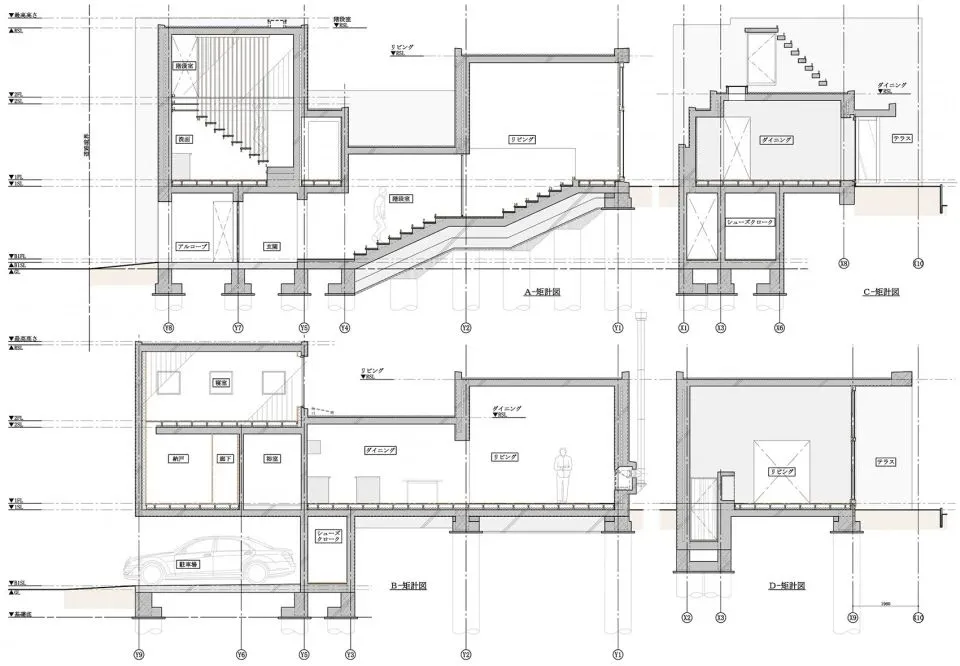 清水混凝土打造保守的现代居所 日本“Sagamine住宅”