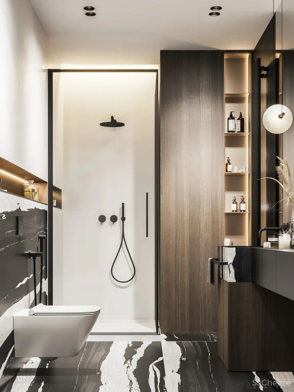 绿色 轻奢,写意悠然清新空间