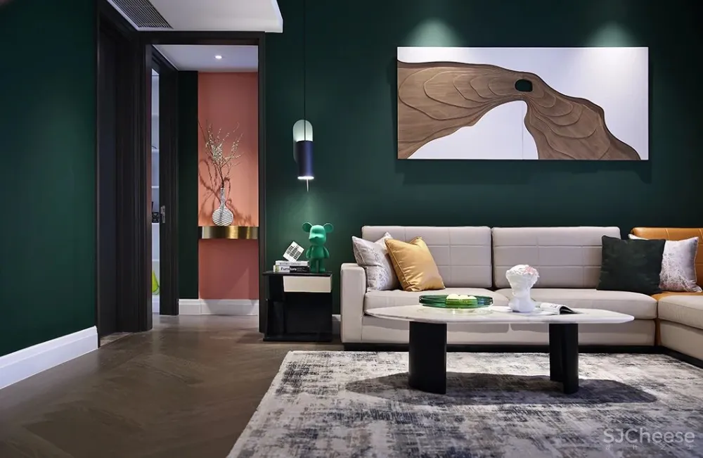 这样的撞色搭配,太美了!