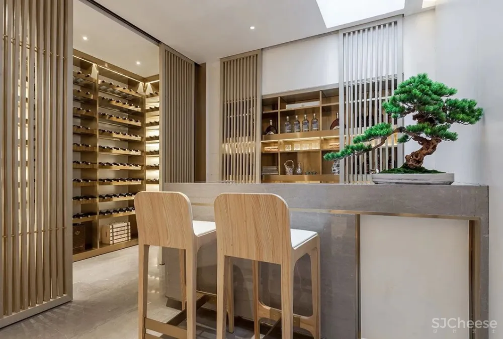 300㎡超美新中式：茶色悠然，新派雅趣！