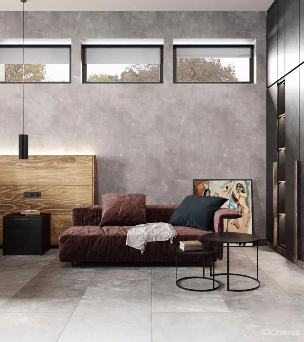 165㎡前卫复古风住宅,刚柔并济,优雅出新高度!