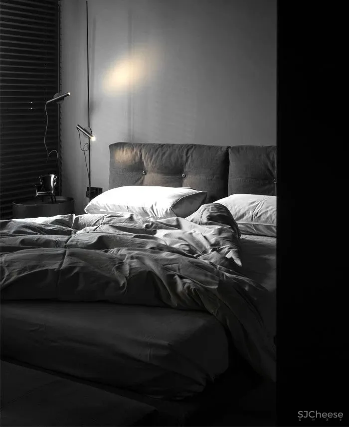 将色彩运用到极致，时髦灵动下非黑即白的男女公寓