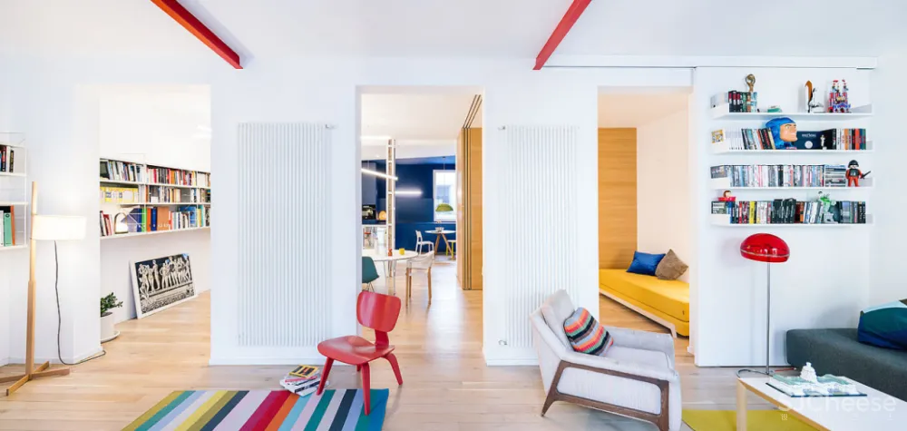 21米过道连接室内5个场景,这样轻松又“暴力”的美学你会爱吗?