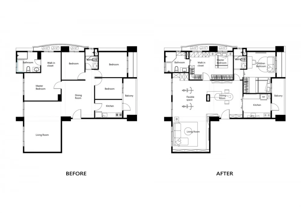 NestSpace Design | Ne On Apartment , 迷人的极简主义住宅