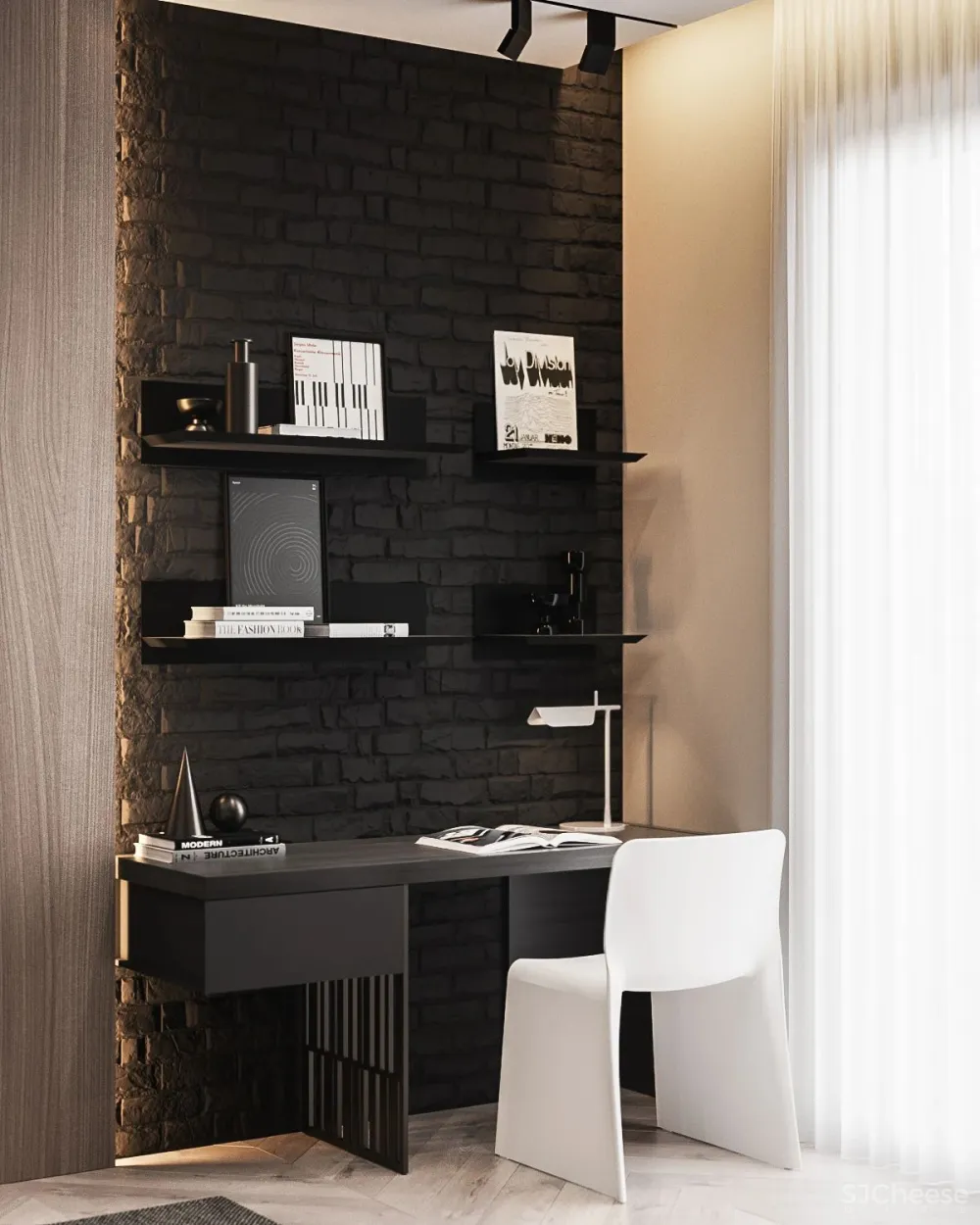 170㎡大都市住宅，大理石 胡桃木，绝对的美学！