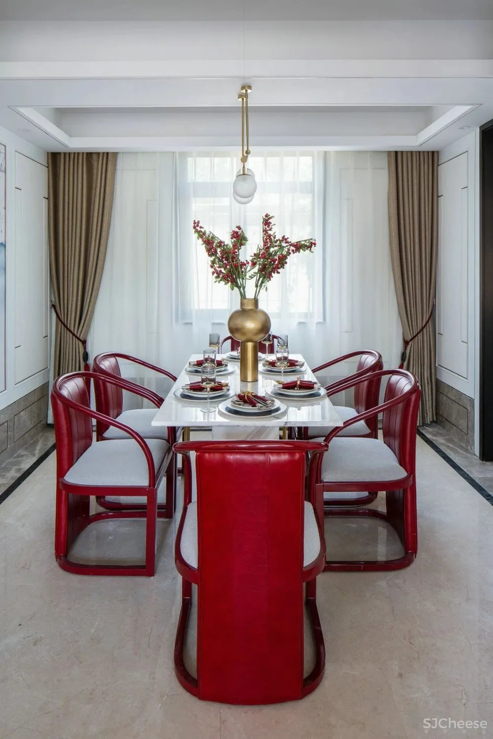 “新中式” “中国红”的设计，美妙绝伦！