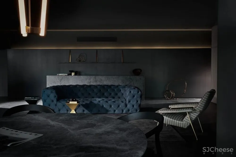 高冷色系空间,这质感太高级了!