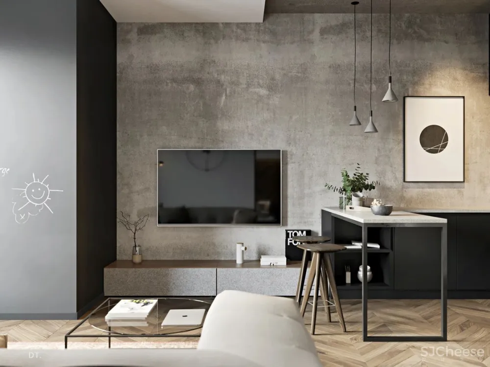 小户型,也能打造出大宅格调