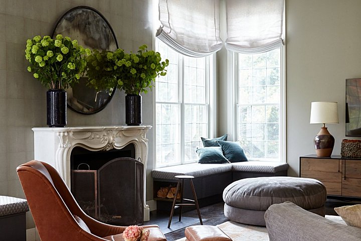 Greyscale Interiors | New York Home , 复古艺术的装饰魅力