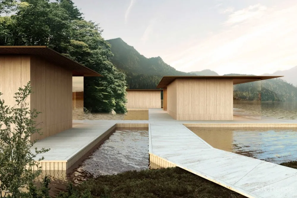 Gwenael Nicolas | Sen Hakone度假村 , 日式“虚拟酒店”的构想