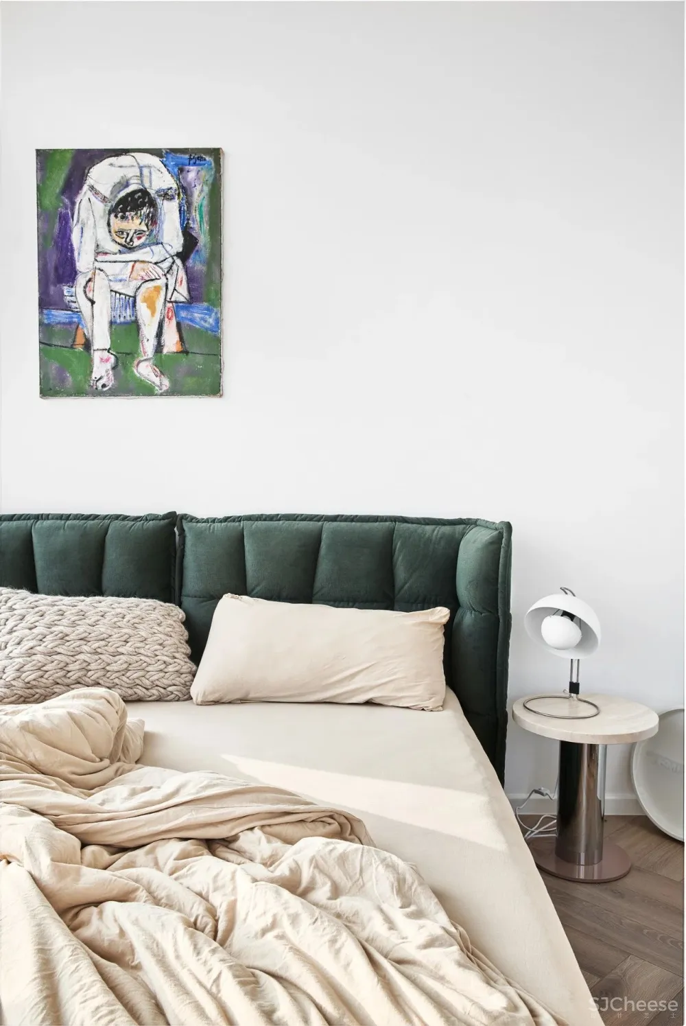 58㎡小家的L型玻璃幕墙,让小房也能拥有180°豪华夜景