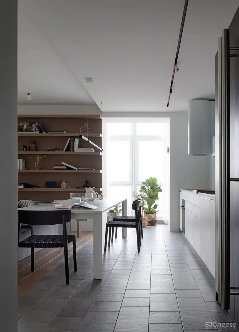 一家三口93.5平米,正是合适的惬意与舒适