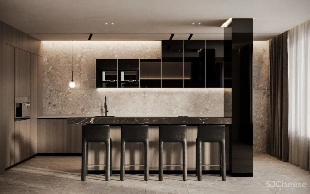 自然简约的两层公寓，一家四口的温馨日常！