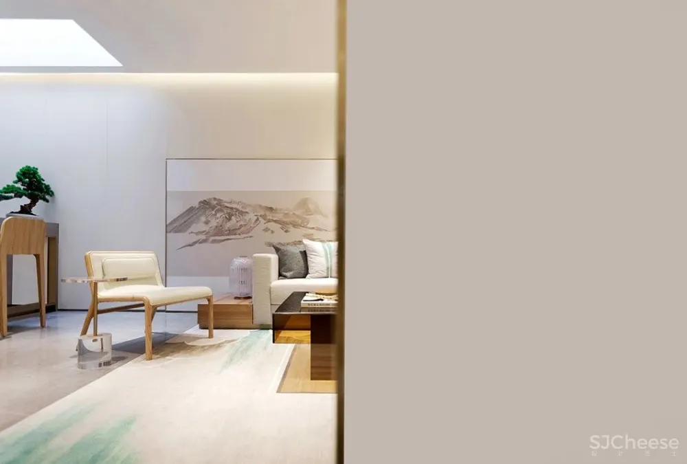 300㎡超美新中式：茶色悠然，新派雅趣！