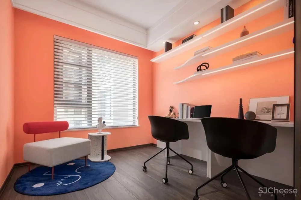 这样的撞色搭配,太美了!