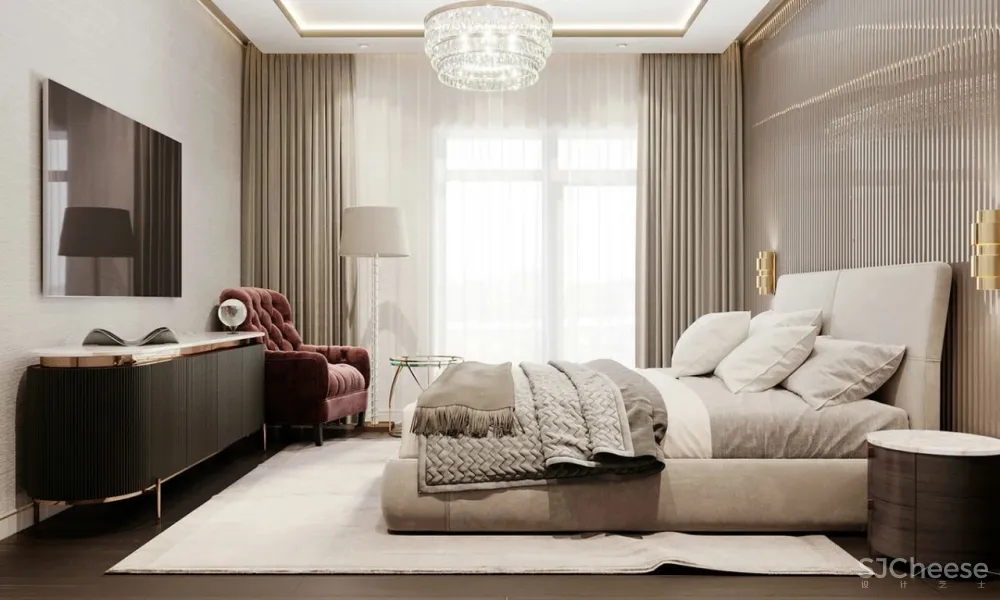 贴近自然的暖粉色公寓,大气实用,颇具格调!