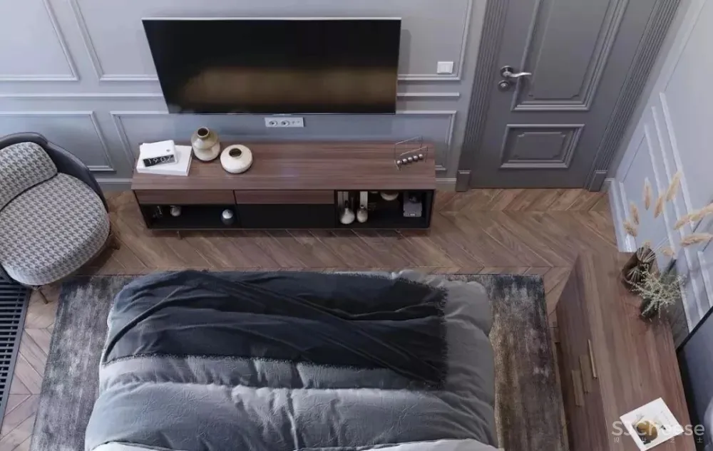 110㎡知性优雅住宅,令人无法抗拒的时髦蓝色!