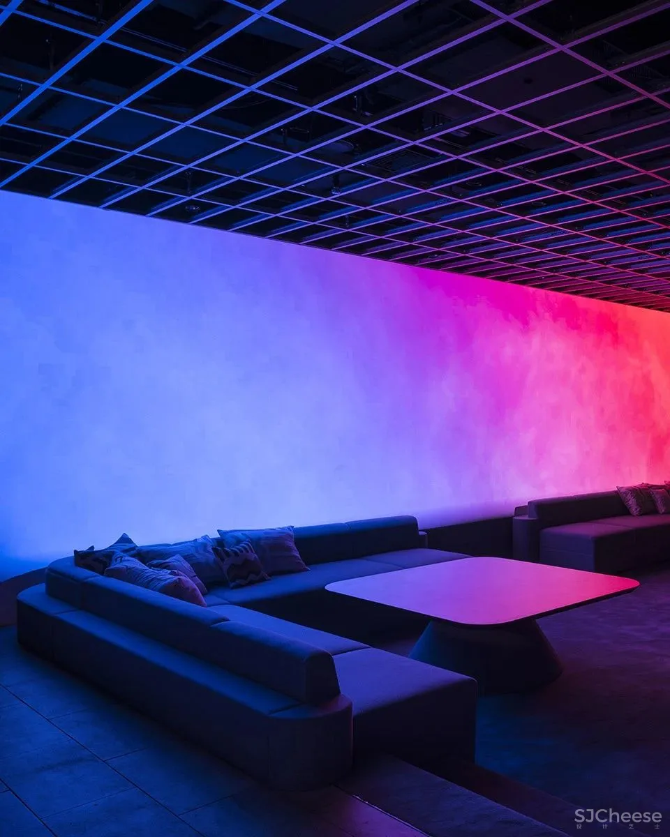 模糊图像与现实空间之间的界限 WARP办公空间 I IN Inc.