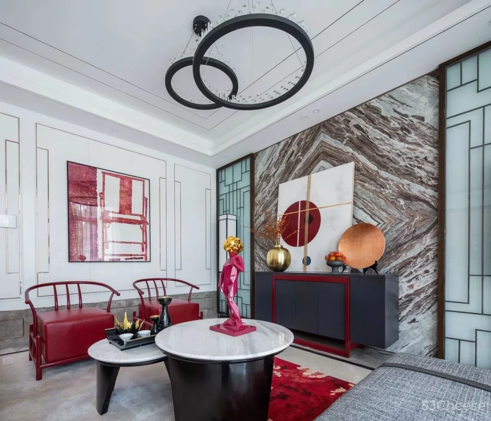 “新中式” “中国红”的设计，美妙绝伦！