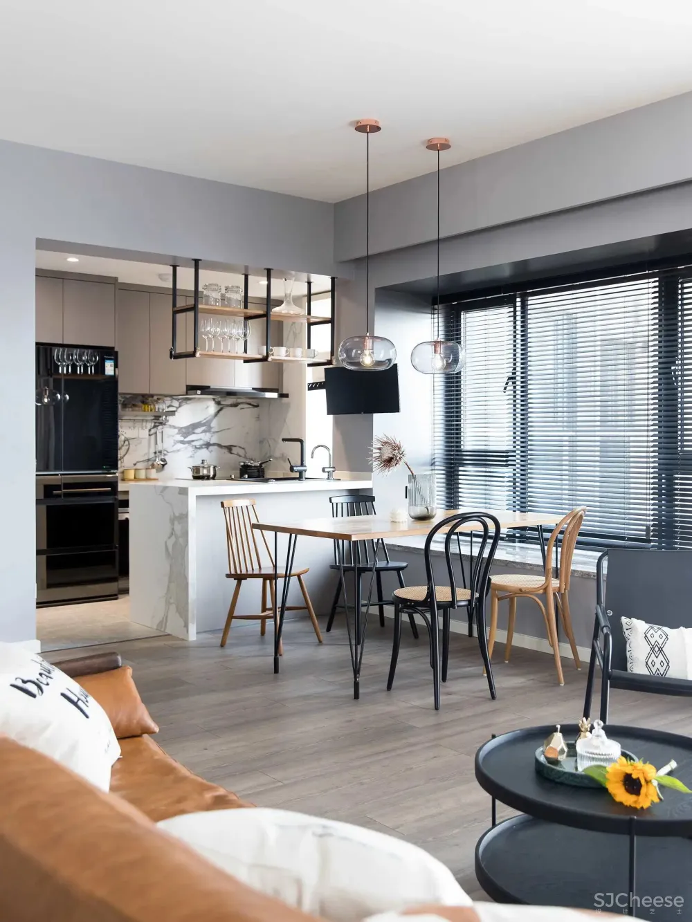 一屋两人两狗,干净利落有调性的家!