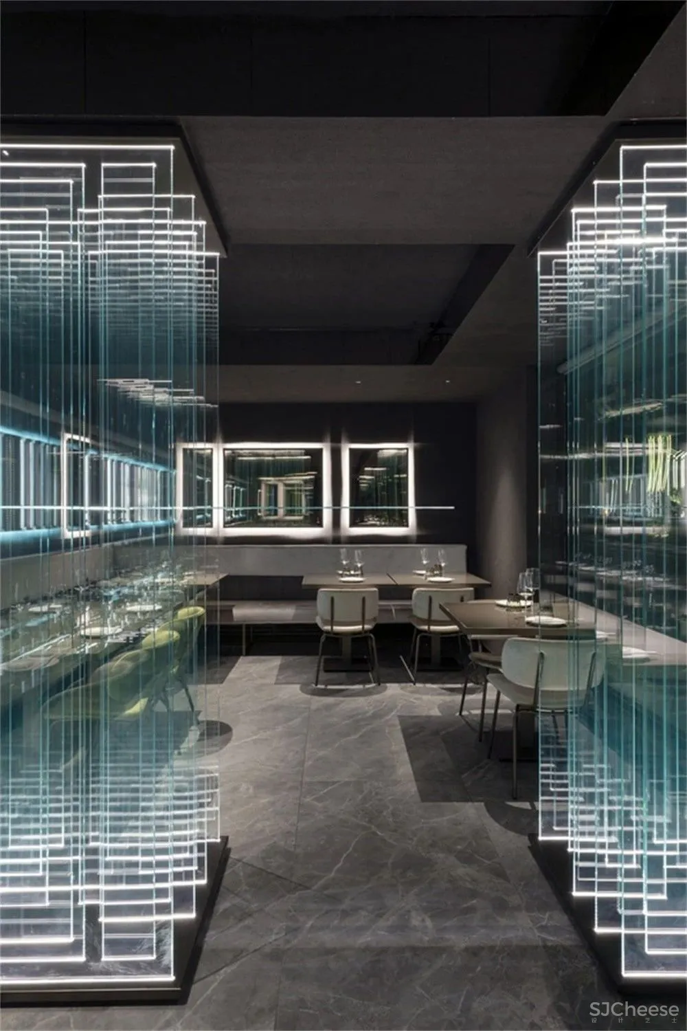 流转的光影 意大利MOYA餐厅