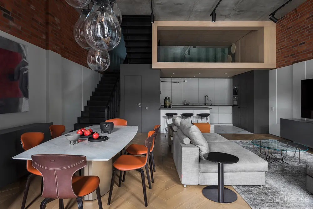 工业风 LOFT, 混凝土 红砖真的有腔调!