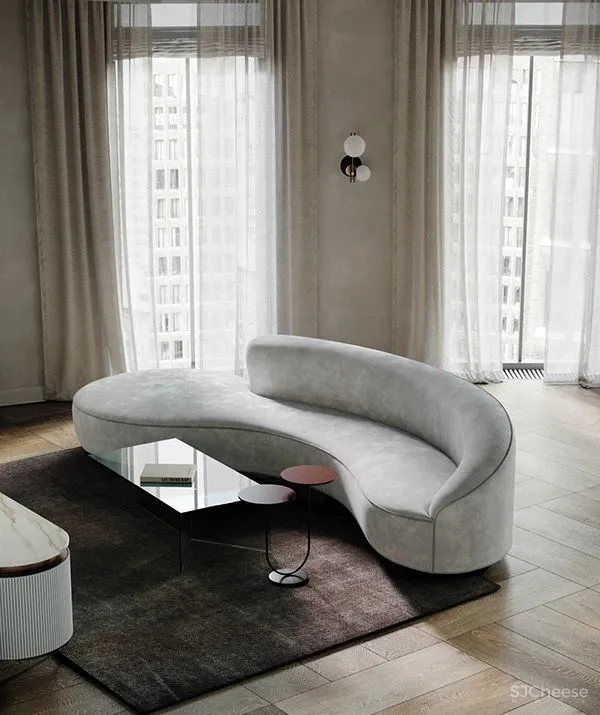 79㎡ 轻奢一房，每个细节都很有设计感！