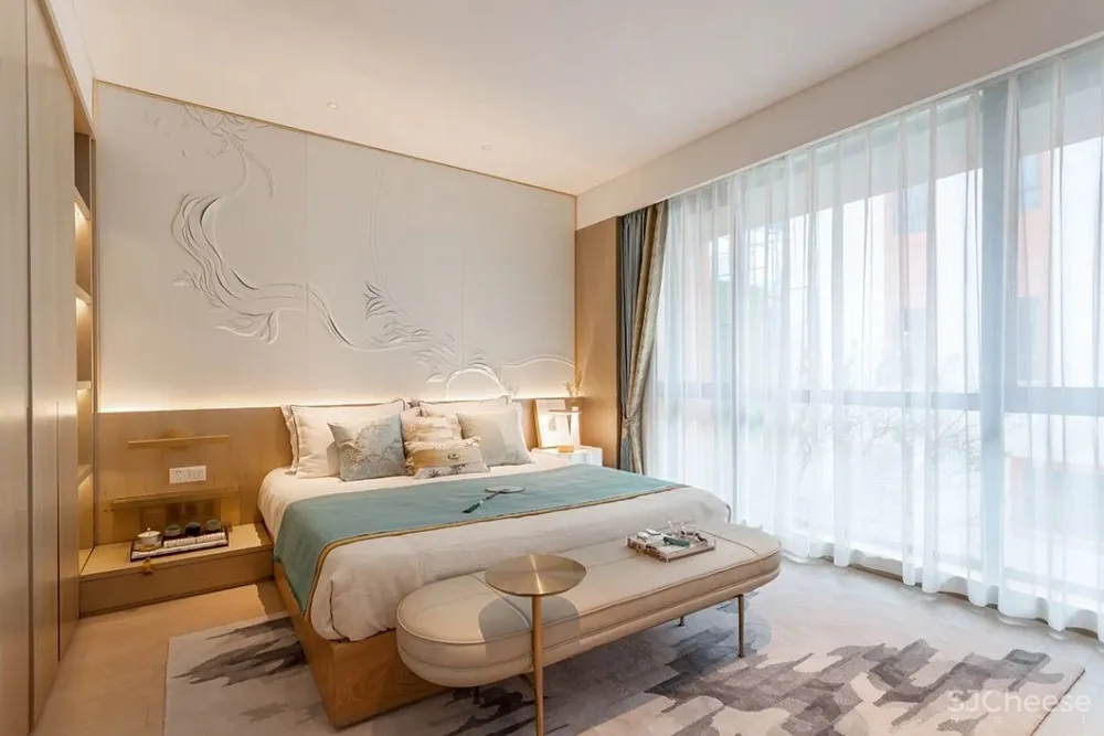 300㎡超美新中式：茶色悠然，新派雅趣！