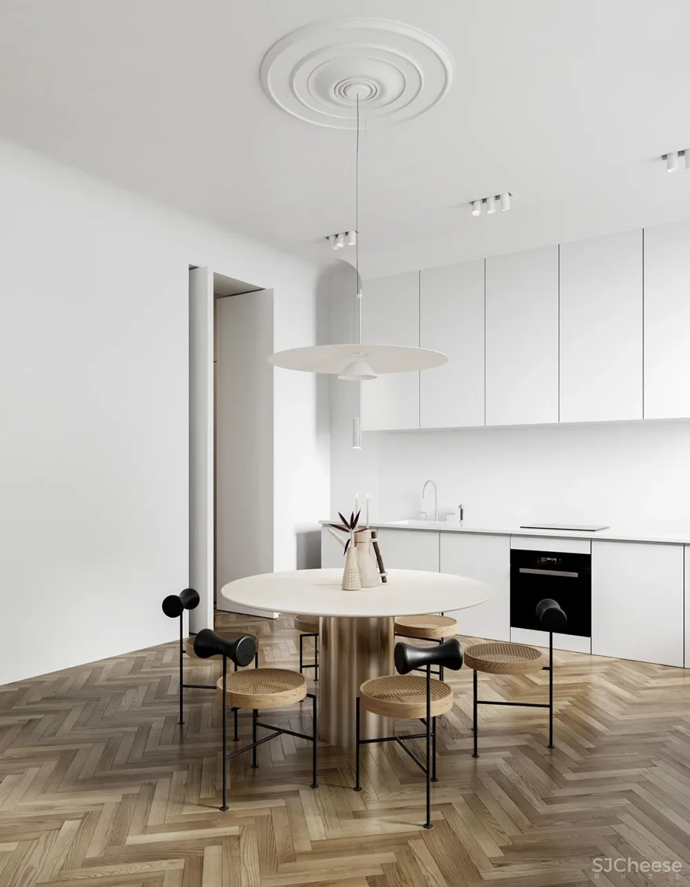 85㎡住宅,质感与极简的生活居所