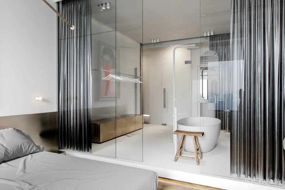 85㎡住宅,质感与极简的生活居所