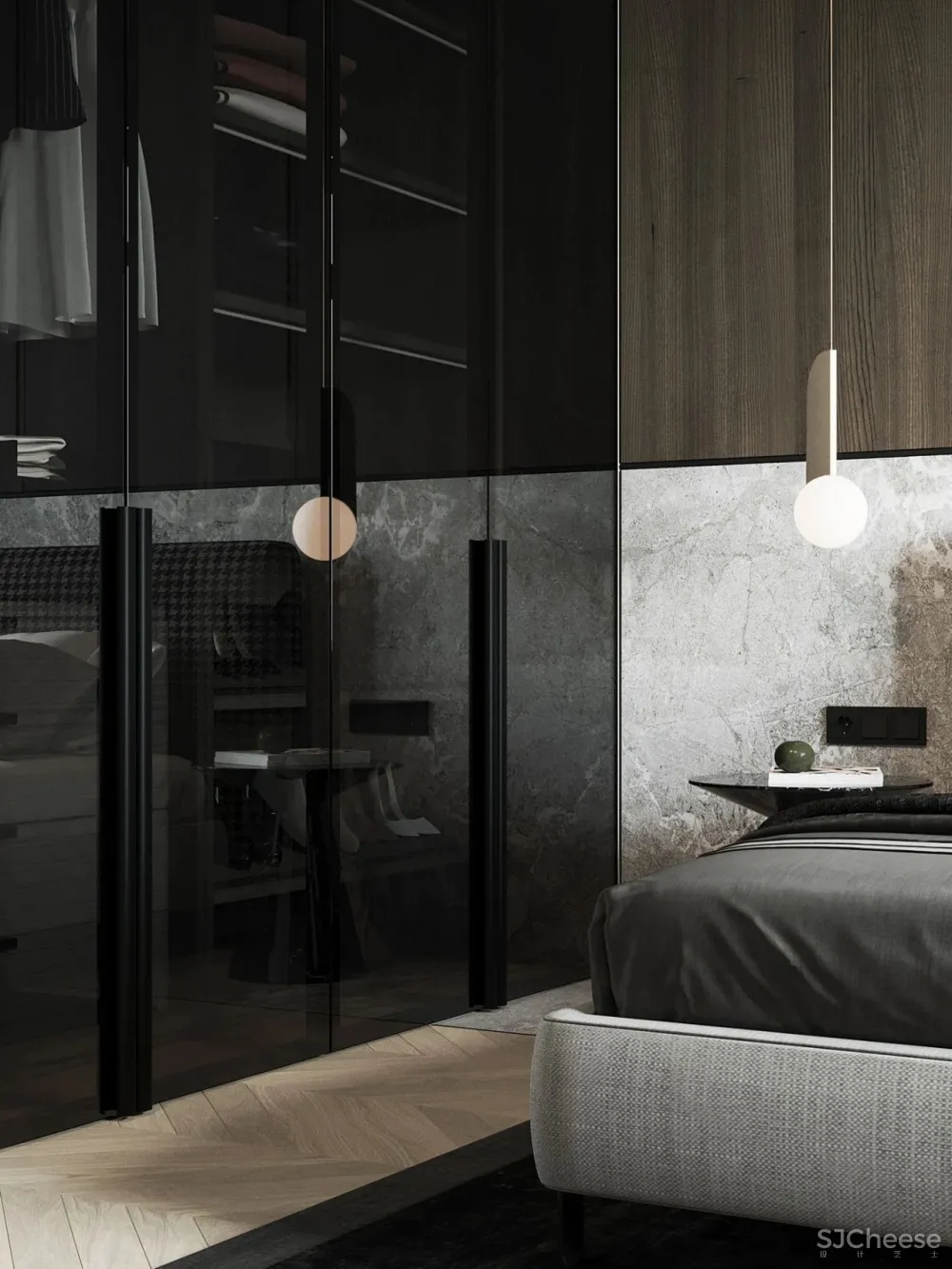 113㎡实用大两居,轻奢简致!