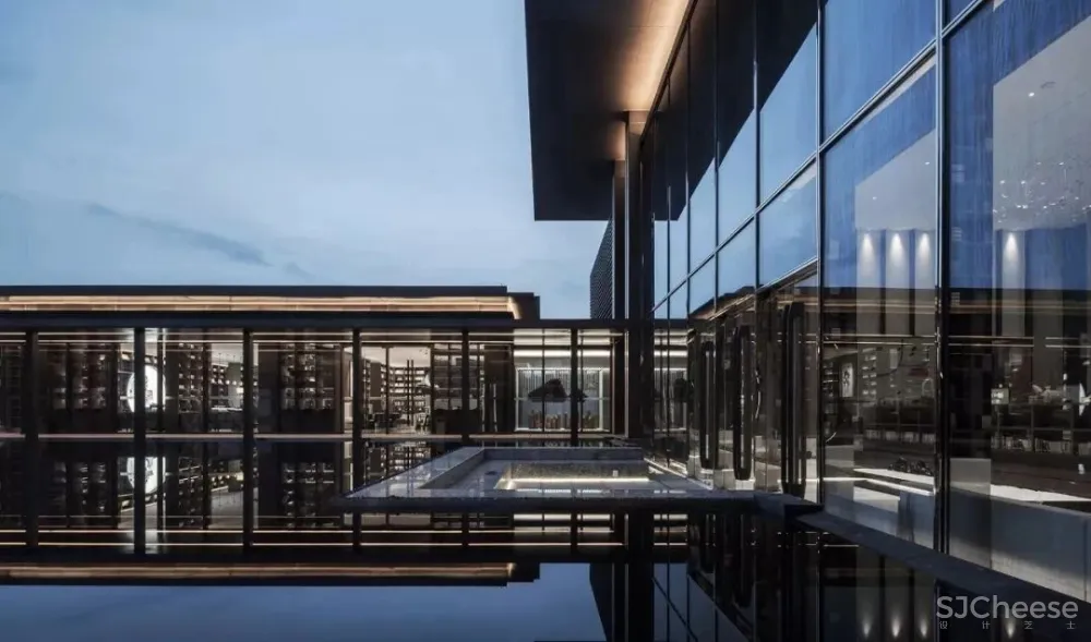 高级灰 新中式,融创广深春风岭南图书馆:以阅读的日常,镌刻一座精神地标