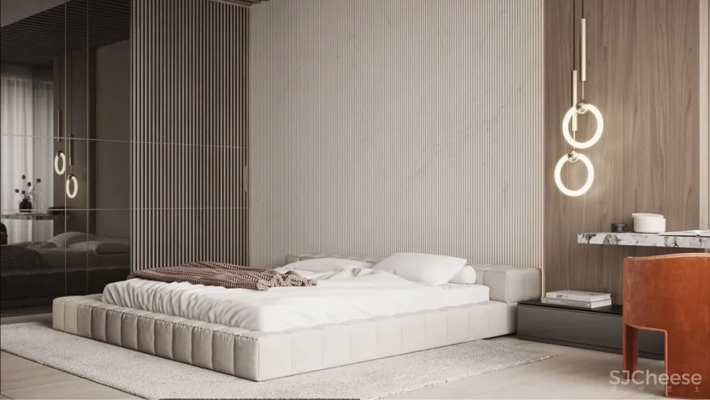 170㎡大都市住宅，大理石 胡桃木，绝对的美学！