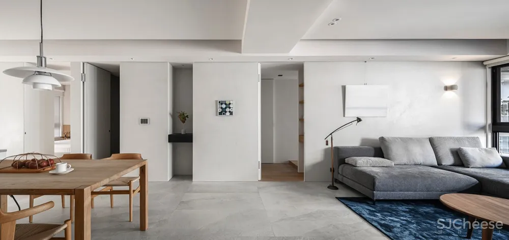 99㎡简约纯净舒适宅 贰月设计