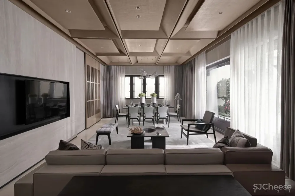 190m² 非凡别墅,温润、朴质的气质美学!