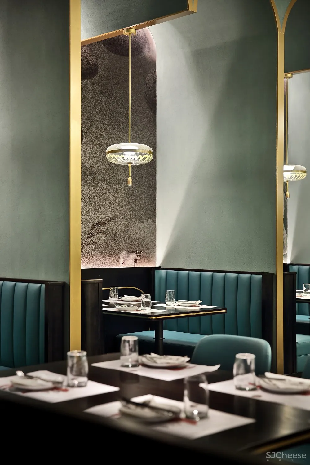 原石品牌餐厅设计【艺鼎新作·原石牛扒】 一场舌尖上的欧式户外花园之旅