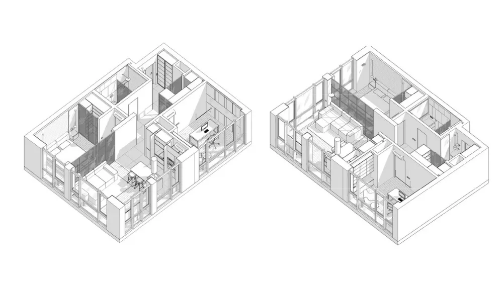 乌克兰基辅 - 68㎡质感北欧，简而雅的生活